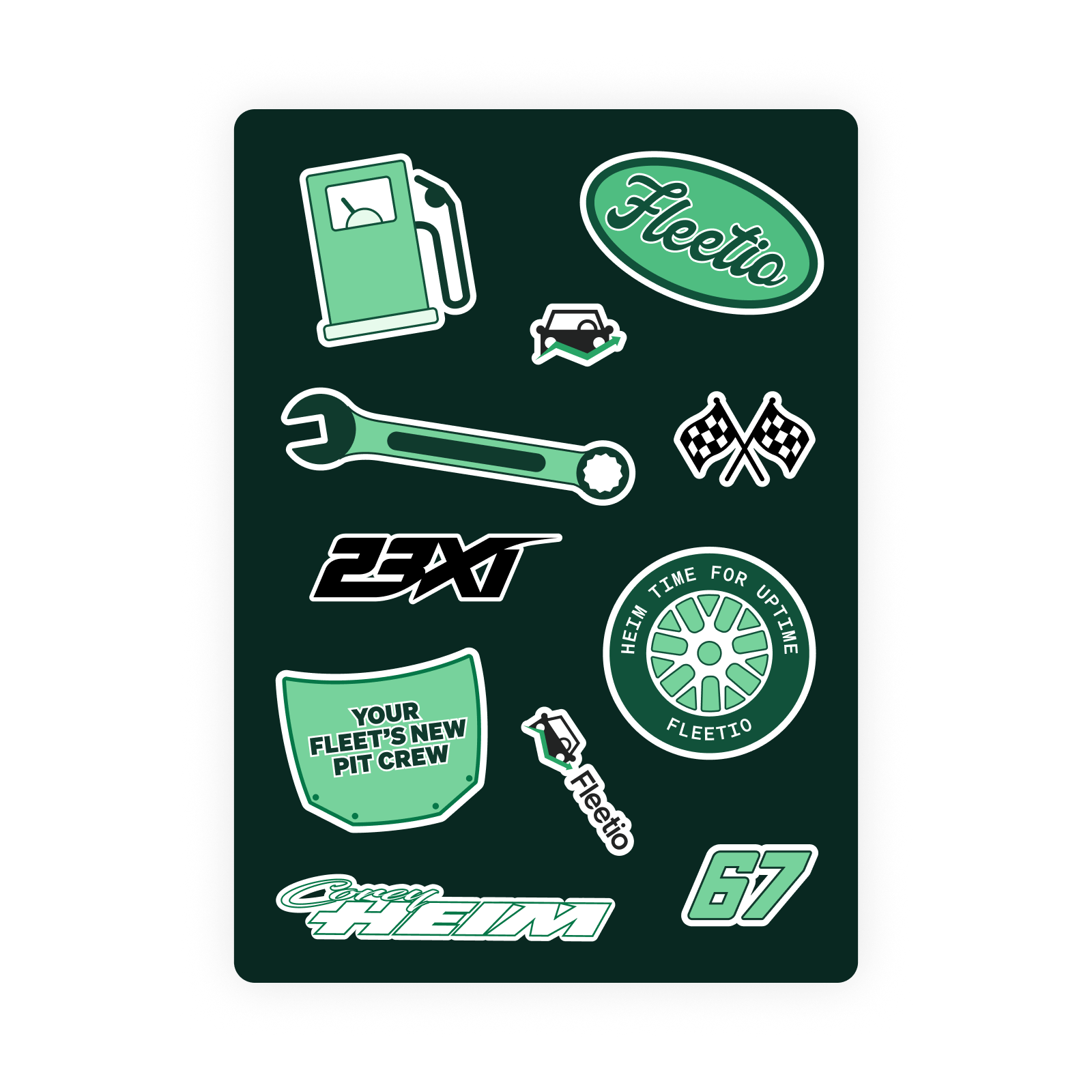 NASCAR Sticker Sheet